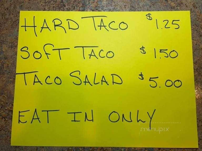 Keystone Bar - Ellwood City, PA menu_pic