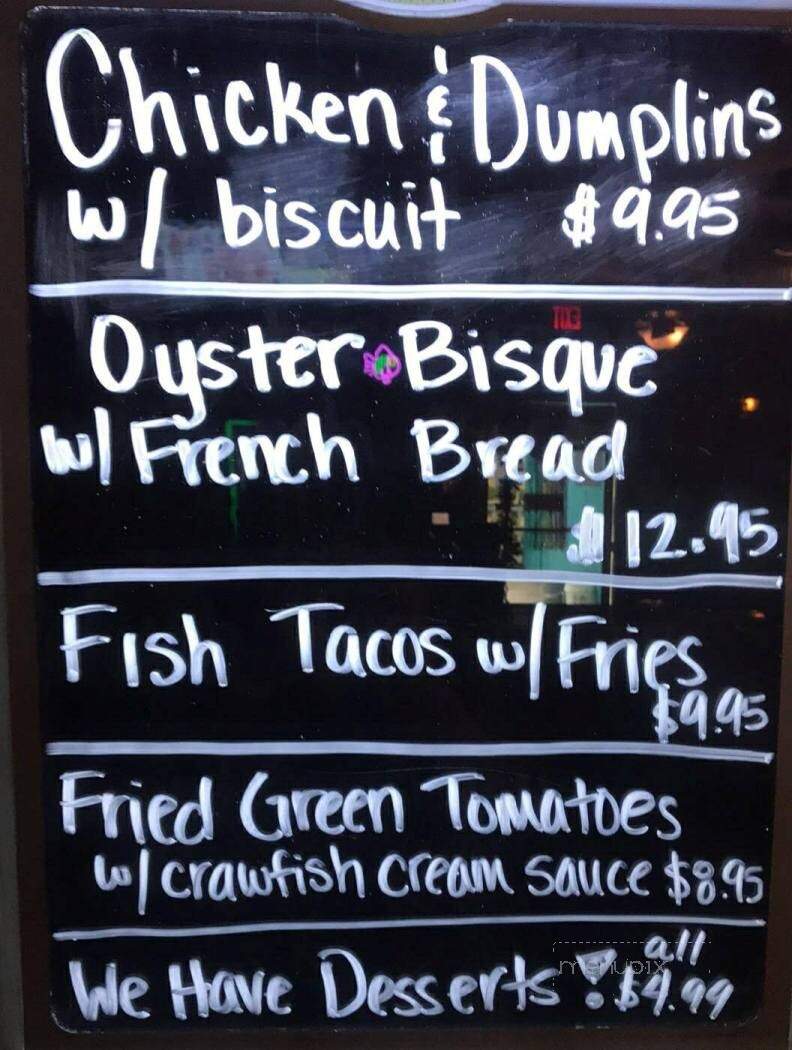 Knock Knock Bar - Waveland, MS menu_pic