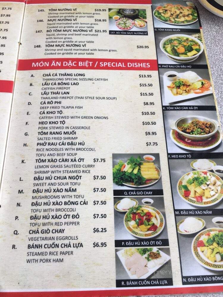 Pho 999 - Van Nuys, CA menu_pic