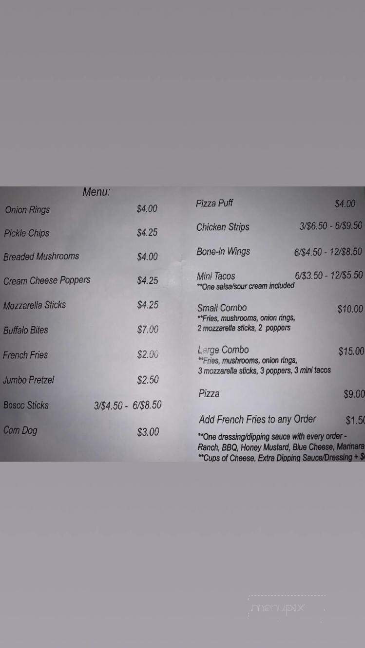 Hilltop Tavern - Morocco, IN menu_pic