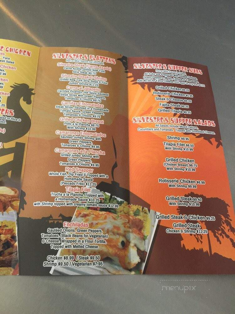 Silvestre Chicken - Suitland, MD menu_pic