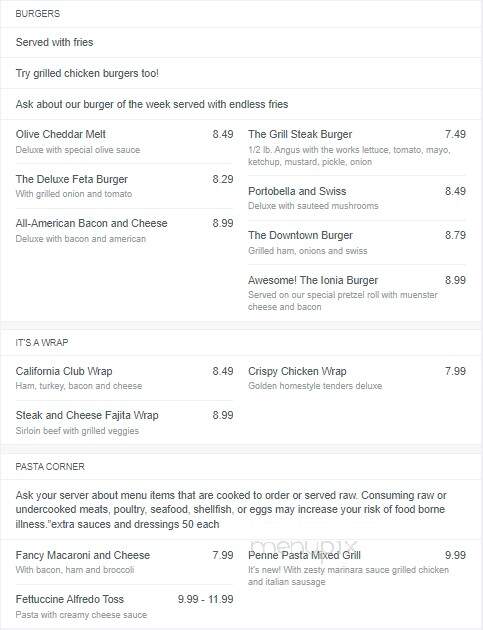 Lamplight Grill - Ionia, MI menu_pic