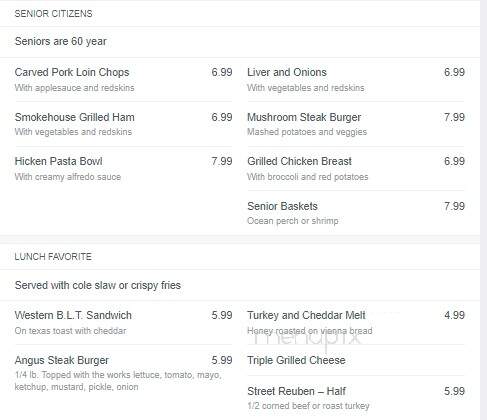 Lamplight Grill - Ionia, MI menu_pic