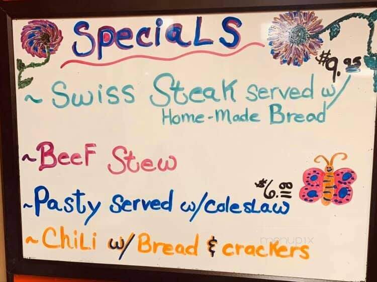 Kaleva Cafe - Houghton, MI menu_pic