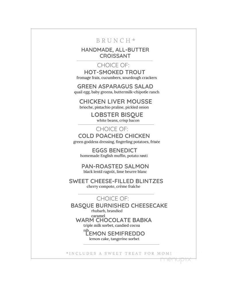 The Old Prune - Stratford, ON menu_pic