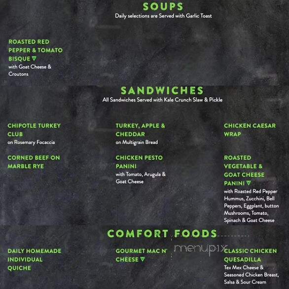 Williams Coffee Pub - Guelph, ON menu_pic