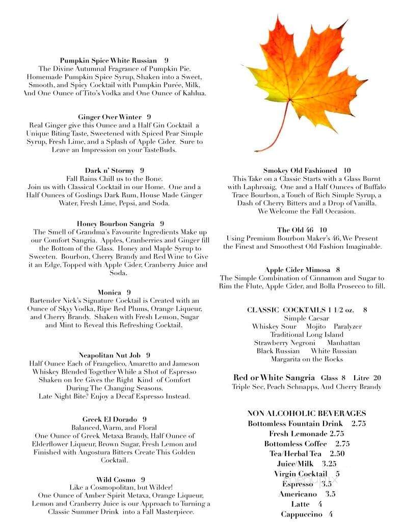 Pete's Place-Family Restaurant - Winnipeg, MB menu_pic