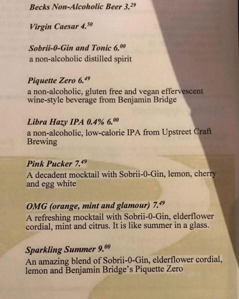The Port Pub and Bistro - Subd B, NS menu_pic