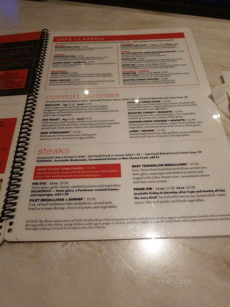 Alexander's Restaurant - Elgin, IL menu_pic