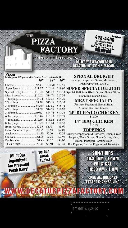 Pizza Factory - Decatur, IL
