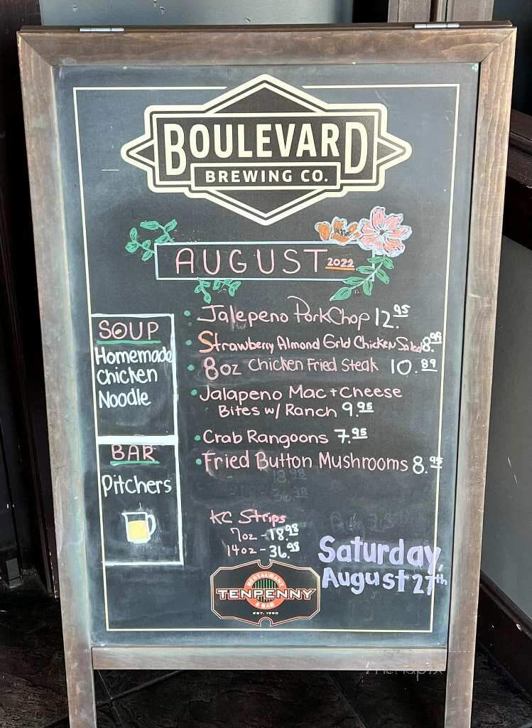 Ten Penny Restaurant & Bar - Leavenworth, KS menu_pic