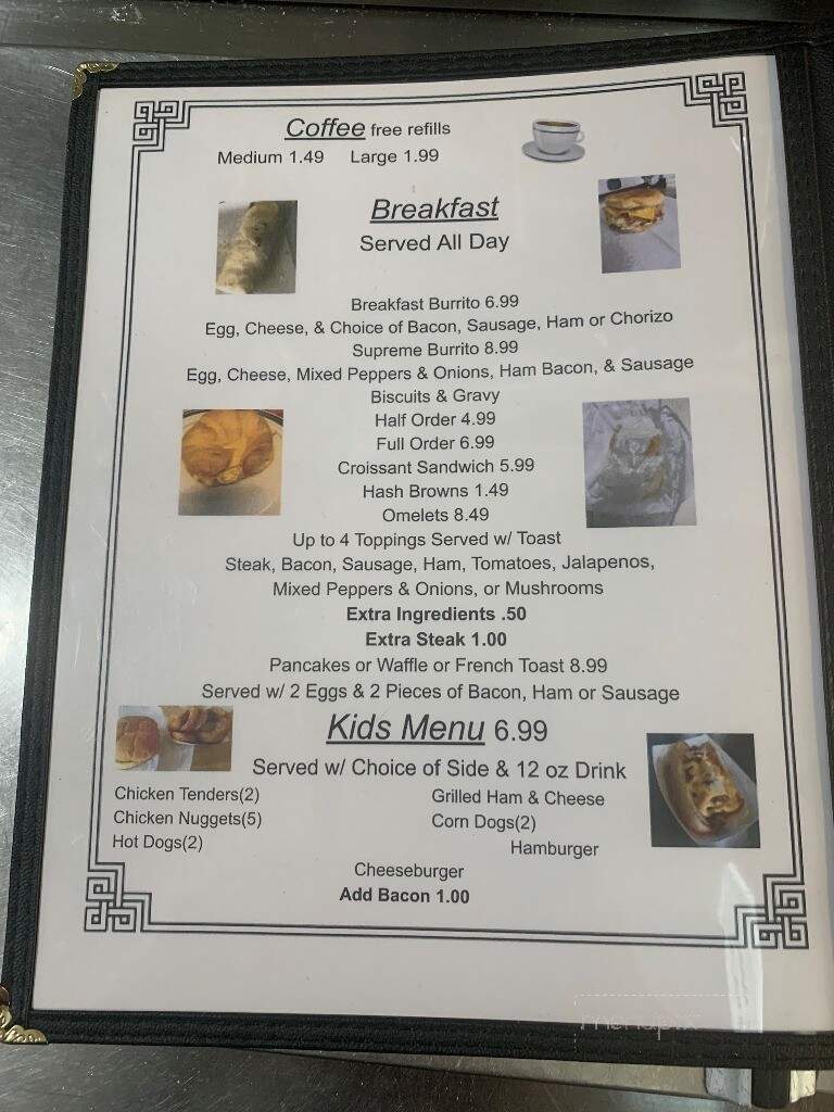 Bob's Drive-In Restaurant - Paducah, KY menu_pic
