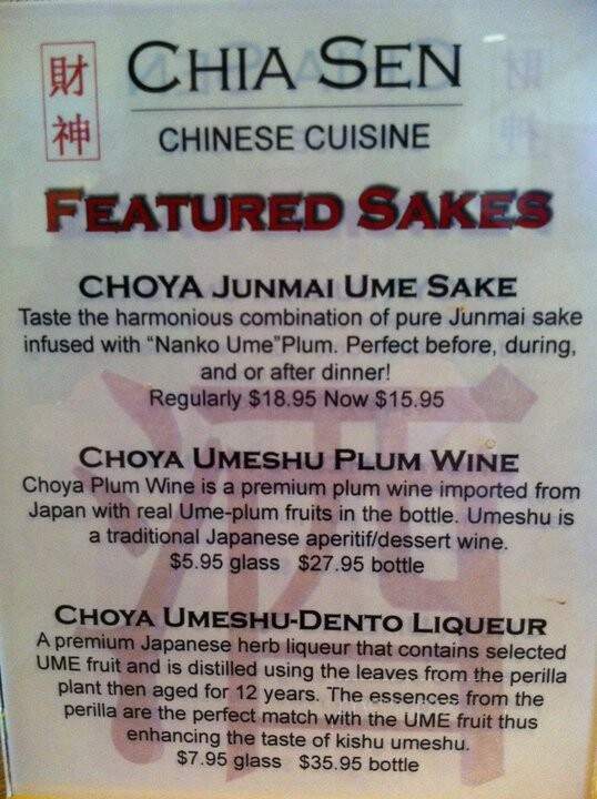 Chia Sen - Scarborough, ME menu_pic