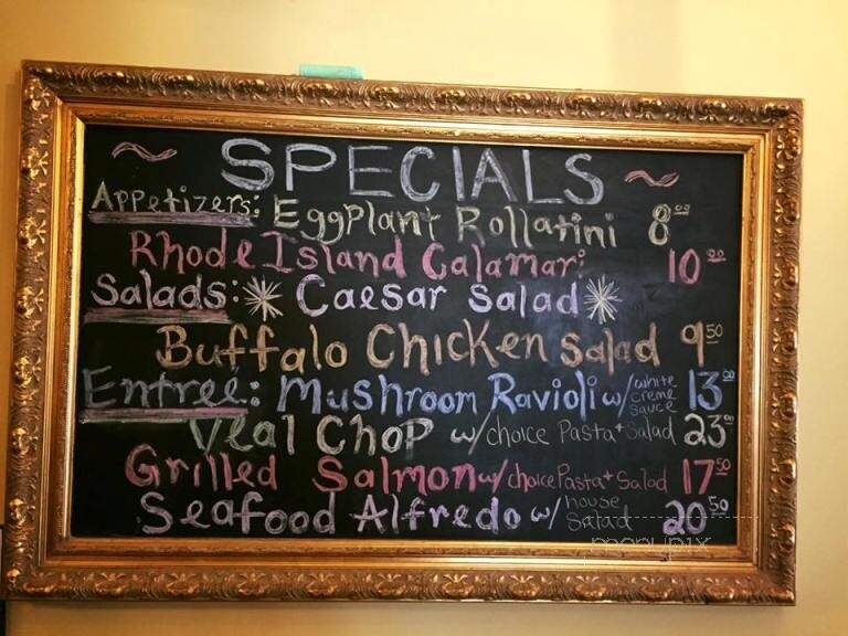 Il Camino Restaurant - Leominster, MA menu_pic