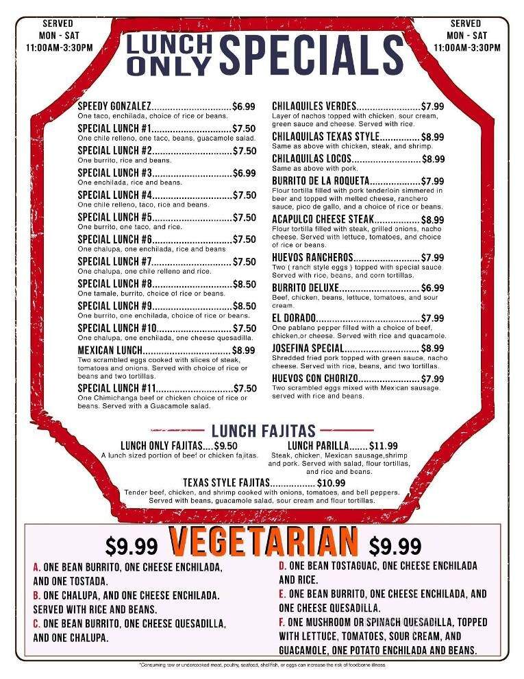 El Toro Loco - Griffin, GA menu_pic