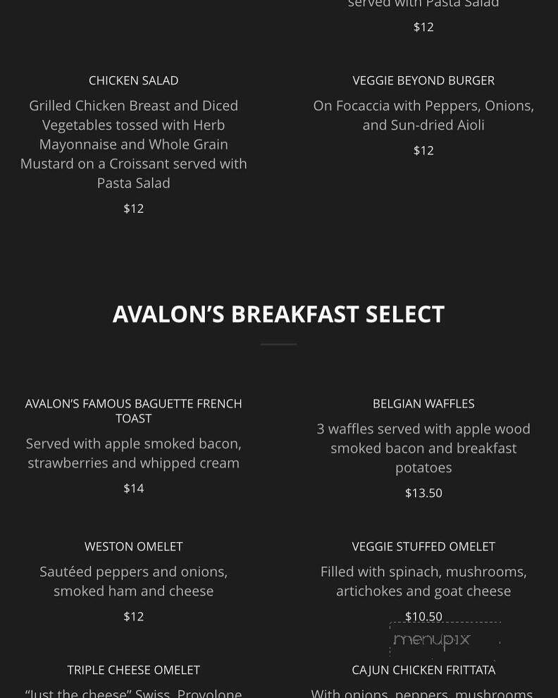 Avalon Cafe - Weston, MO