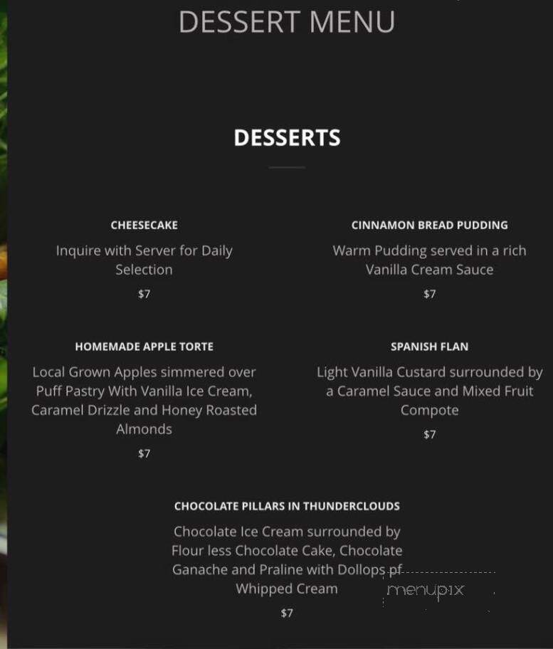 Avalon Cafe - Weston, MO menu_pic