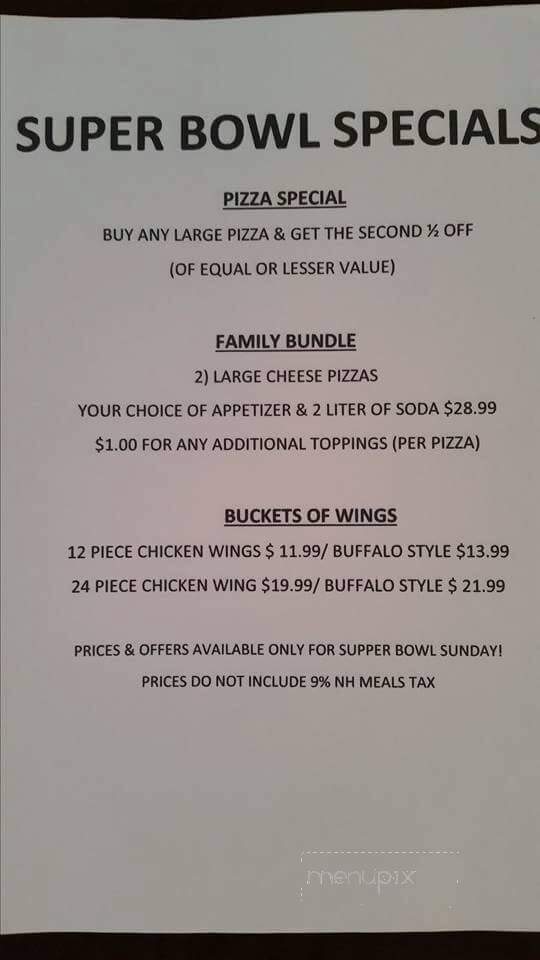 Village Pizza & Grill - Ashland, NH