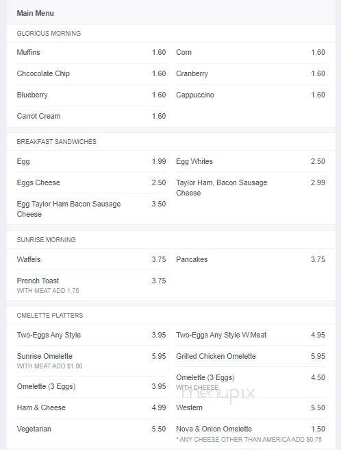 Bagel Cafe 23 - Cedar Grove, NJ menu_pic