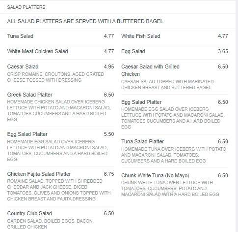 Bagel Cafe 23 - Cedar Grove, NJ menu_pic