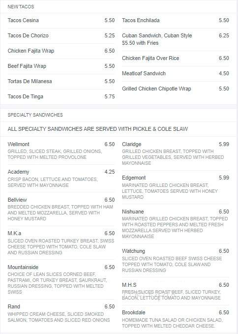 Bagel Cafe 23 - Cedar Grove, NJ menu_pic