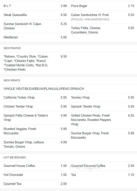 Bagel Cafe 23 - Cedar Grove, NJ menu_pic