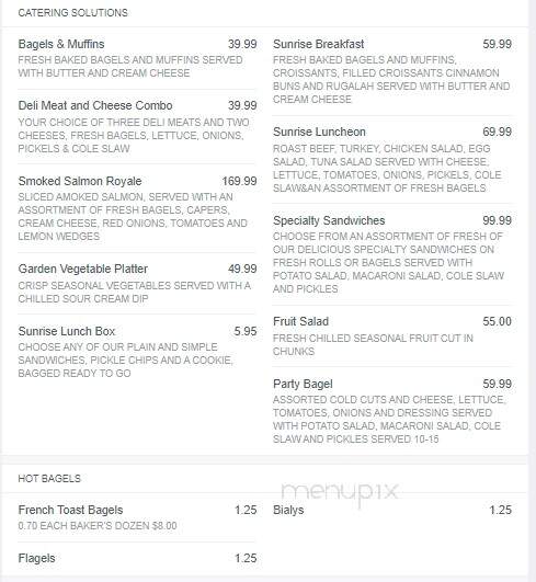 Bagel Cafe 23 - Cedar Grove, NJ menu_pic