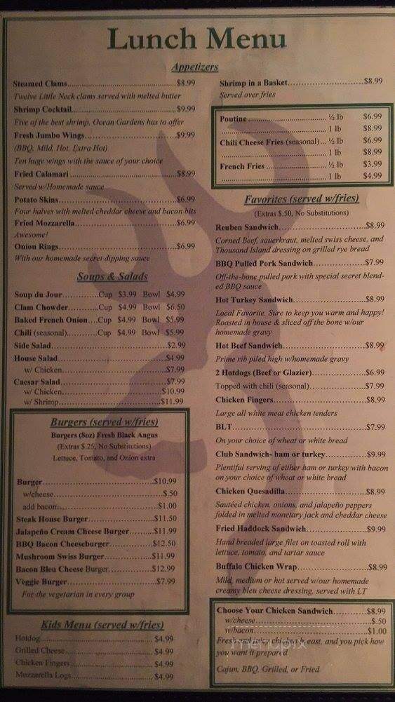 Deer Valley Trails - Saint Regis Falls, NY menu_pic