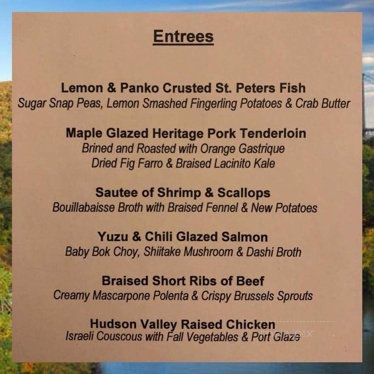 Restaurant X & Bully Boy Bar - Congers, NY menu_pic