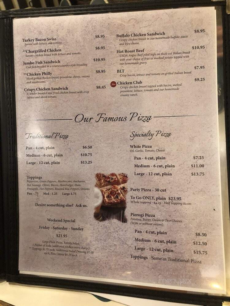 Jioio's Restaurant - Latrobe, PA menu_pic