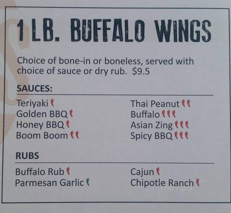 Tailgators Sports Bar & Grill - Brandon, SD menu_pic