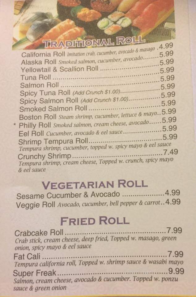 Dynasty Asian Cafe - Crossville, TN menu_pic