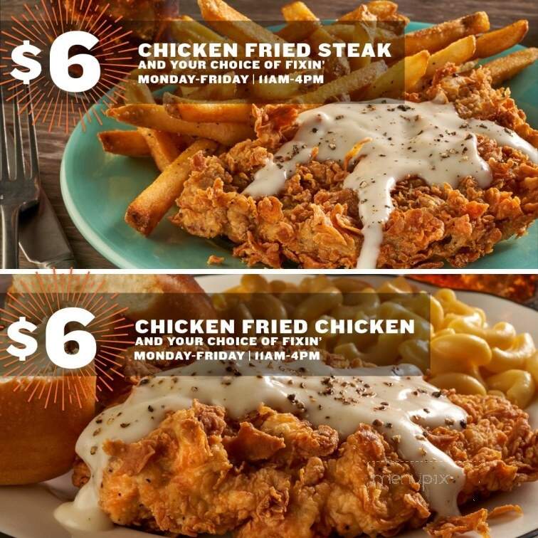 Cotton Patch Cafe - Lufkin, TX menu_pic