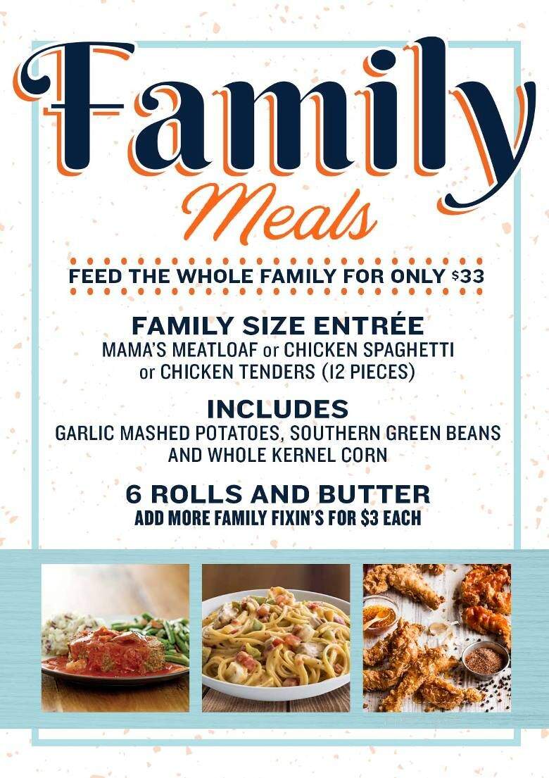 Cotton Patch Cafe - Lufkin, TX menu_pic