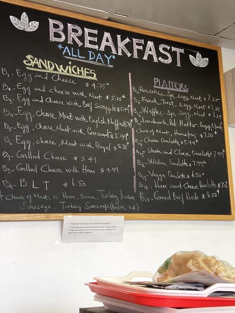 Landmark Deli - Alexandria, VA menu_pic