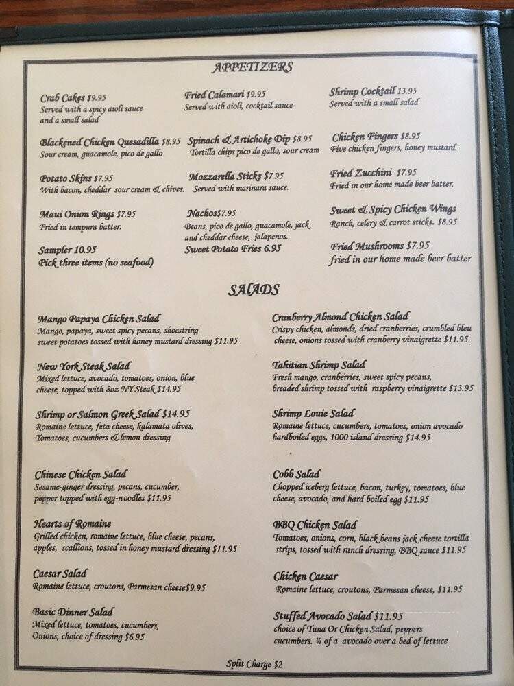 Magpie's Grill - La Canada Flintridge, CA menu_pic