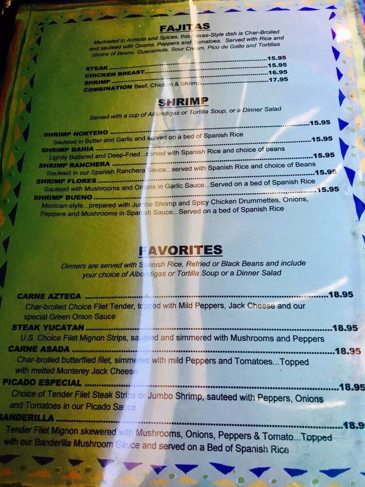 Green Onion Mexican Restaurant - San Pedro, CA menu_pic