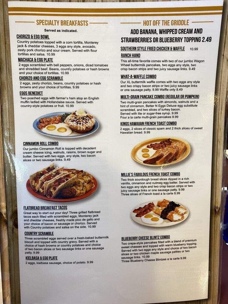 Millie's - Covina, CA menu_pic