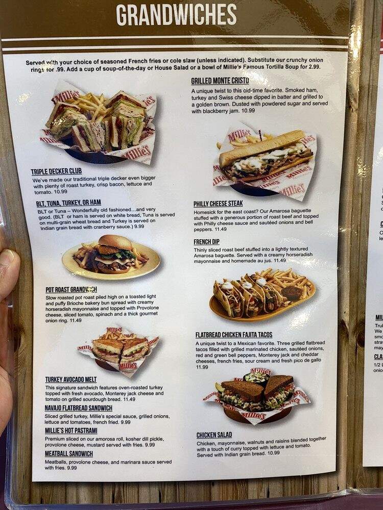 Millie's - Covina, CA menu_pic