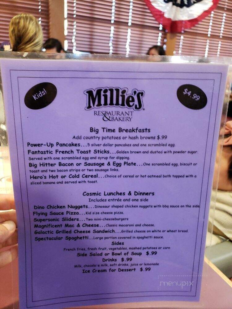 Millie's - Covina, CA menu_pic