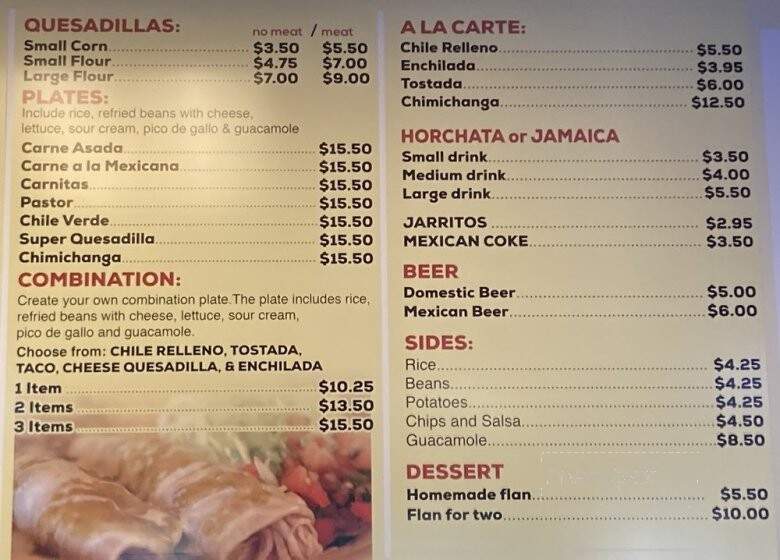 Taqueria Davis - Davis, CA menu_pic