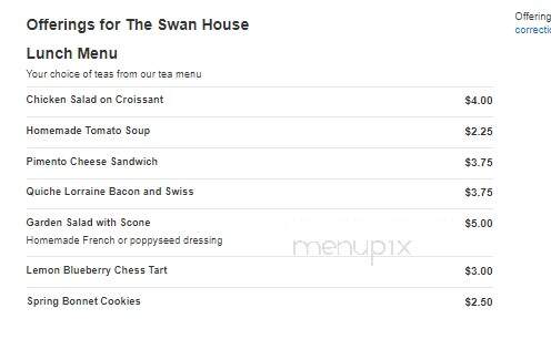 Swan House Tea Room - Loveland, CO