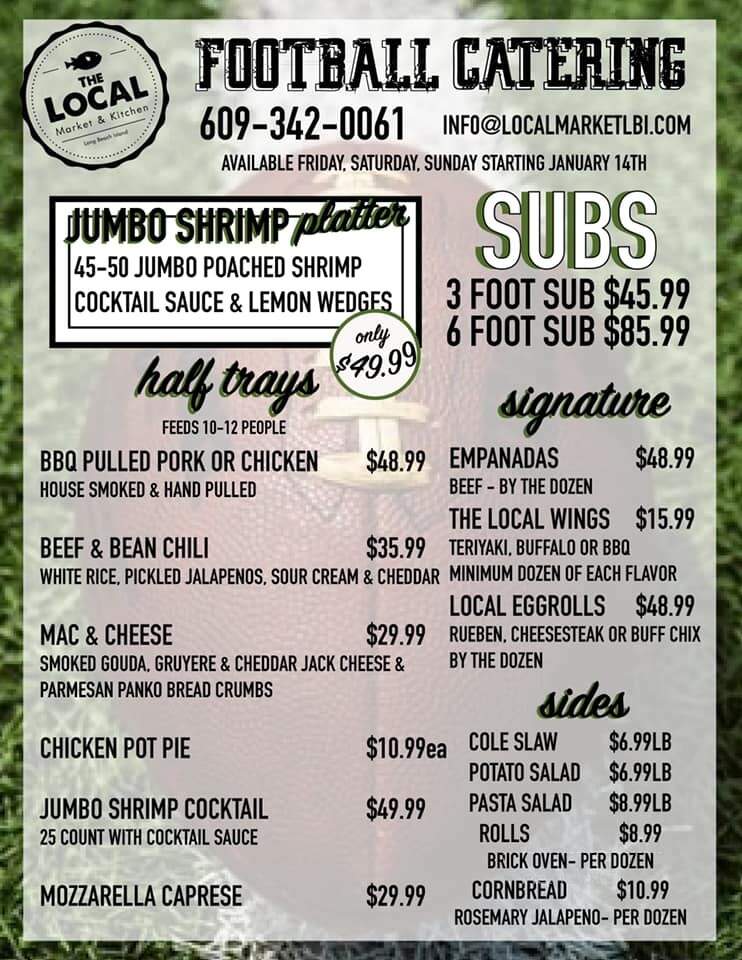 The Local - Ship Bottom, NJ menu_pic