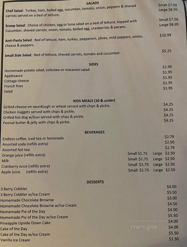 Olde Towne Cafe & Inn - Pataskala, OH menu_pic