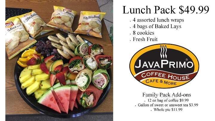 Java Primo - Magnolia, AR menu_pic