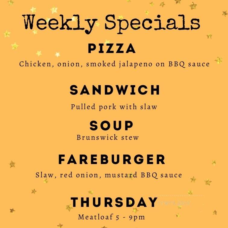 The Farehouse - Taylors, SC menu_pic