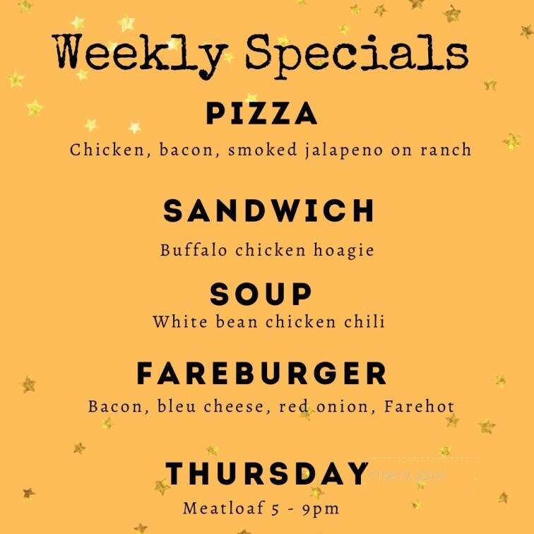 The Farehouse - Taylors, SC menu_pic