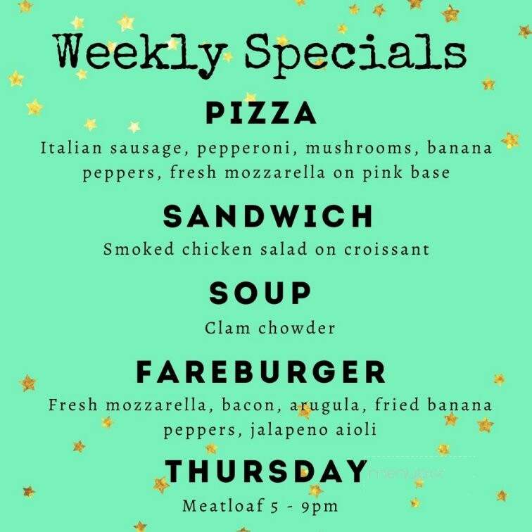 The Farehouse - Taylors, SC menu_pic