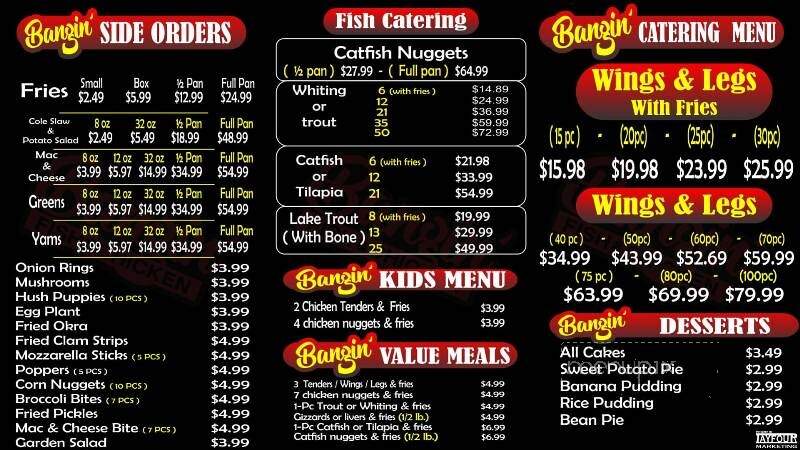 Bangin' Fish & Chicken - Randallstown, MD