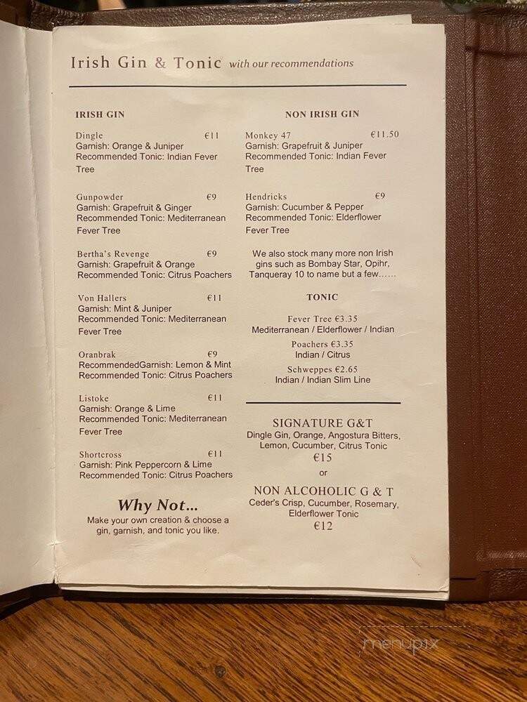 Andare Kitchen & Bar - Seattle, WA menu_pic